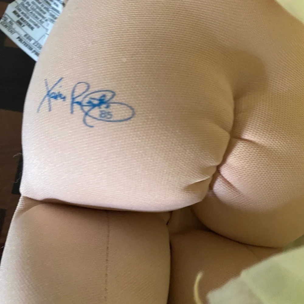 Vintage Signed Xazier Robert’s 1978-82 Cabbage Patch Doll Blonde Outfit Pacifier